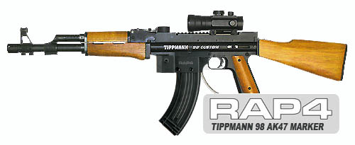AK47 Black Tippmann X7/Phenom Tactical Foregrip Paintball -T275048 