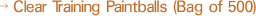 Clear Training Paintballs (Bag of 500)