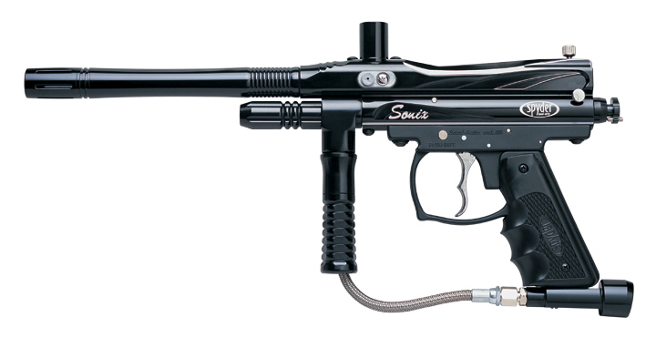 Spyder Sonix semi-automatic .68 caliber paintball gun is something you defi...