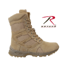 Rothco 8" Forced Entry Desert Tan Deployment Boot w/Side Zipper