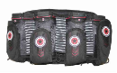 GI Sportz Race Pack Harness (4+7) - Black/Red