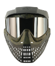 JT Bandana Series Proflex Paintball Mask - Stone Gray w/ Clear Thermal Lens