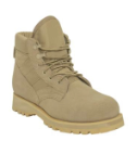 Rothco Combat Work Boots - 6 Inch Tan