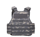 Rothco MOLLE Plate Carrier Vest - Black Camo