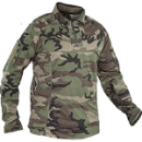Valken TANGO Long Sleeve Combat Shirt - Military Woodland Camo