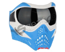 V-Force Grill Paintball Mask - SE White/Blue w/ Ninja Black Lens