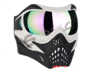 V-Force Grill Paintball Mask - White Black w/ Phantom HDR Lens