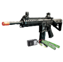 Valken ASL Hi-Velocity MOD-L AEG Airsoft Gun Battery and Charger Combo - Black
